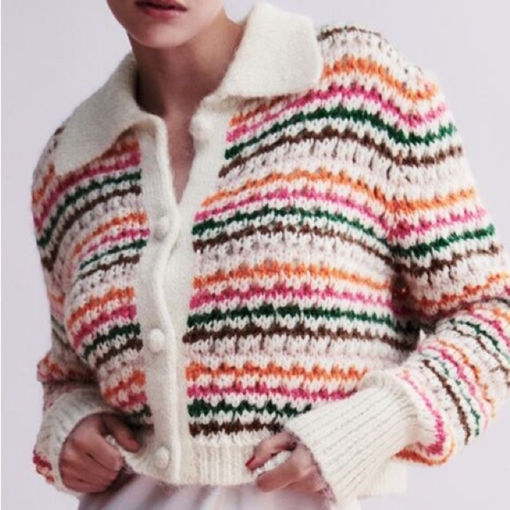 Striped Knit Sweater